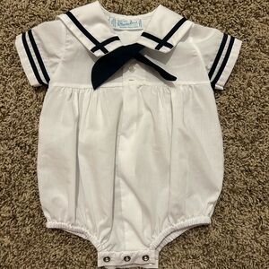 EUC Feltman Brothers Sailor Newborn Outfit